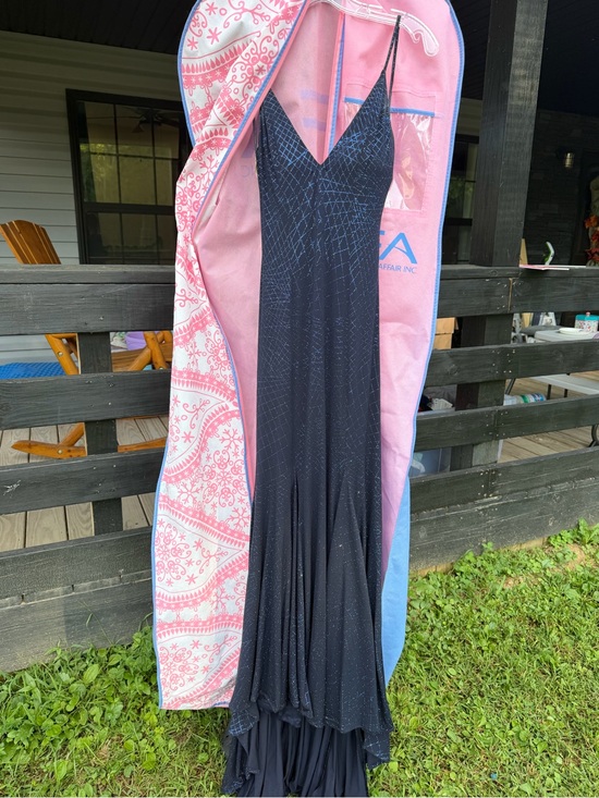 Jovani Dresses & Skirts - Jovani Navy Sparkle V-Neck Prom Gown